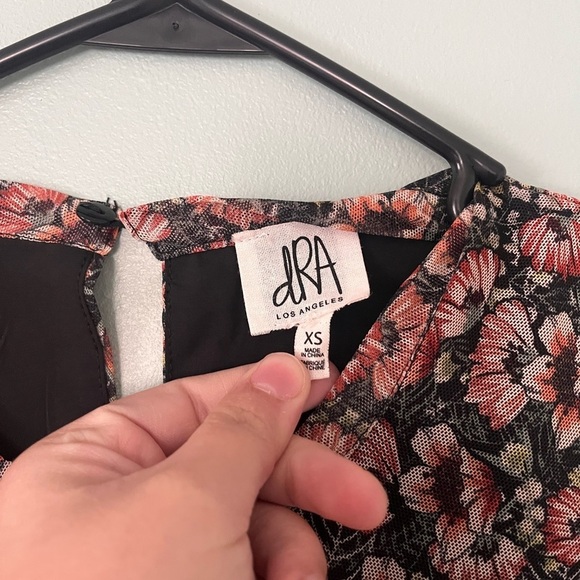 DRA Los Angeles Floral Bodycon Maxi Dress XS - Picture 4 of 6